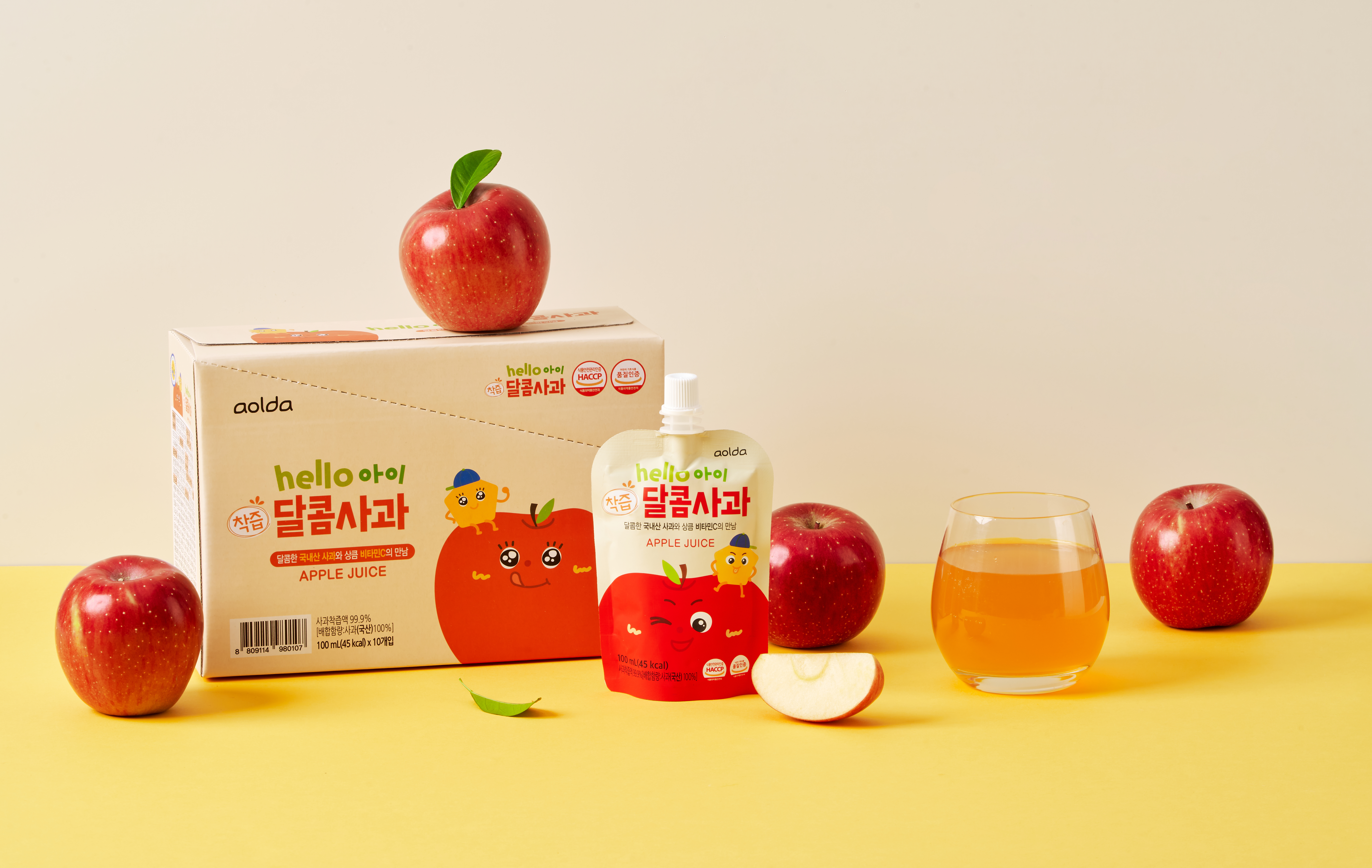 헬로아이 착즙 달콤사과 관련이미지